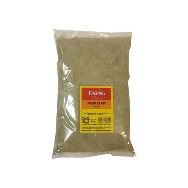 GEMAHLENER WEISSER PFEFFER 500G - Espig