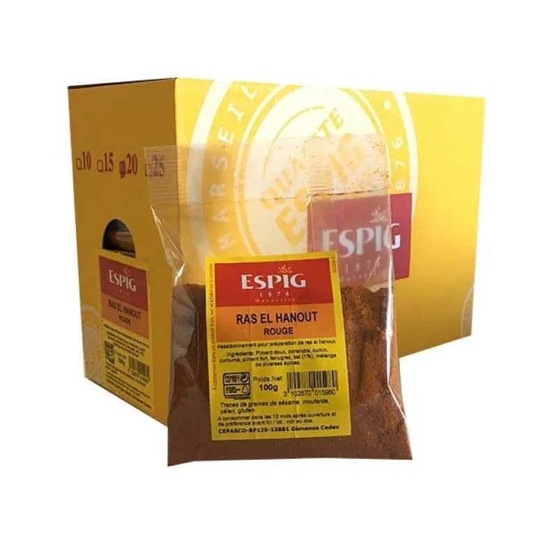 Ras El Hanout rot - Espig - 20x100g