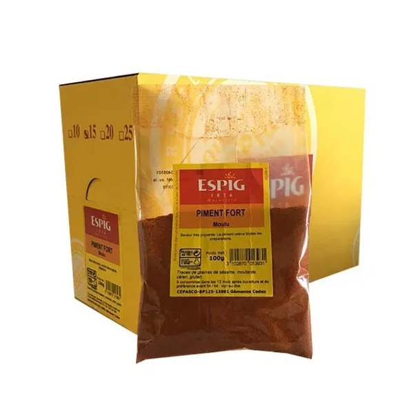 Pepper Fort Cayenne Ground - Espig - 15x100g