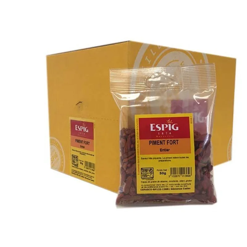 SCHARFE CAYENNE PAPRIKA GANZ - Espig - 20x50g