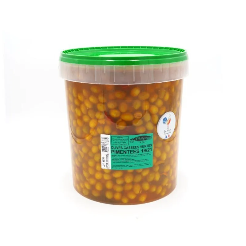 Oliven MEYVA - Grüne Geknackte Scharf - 10KG