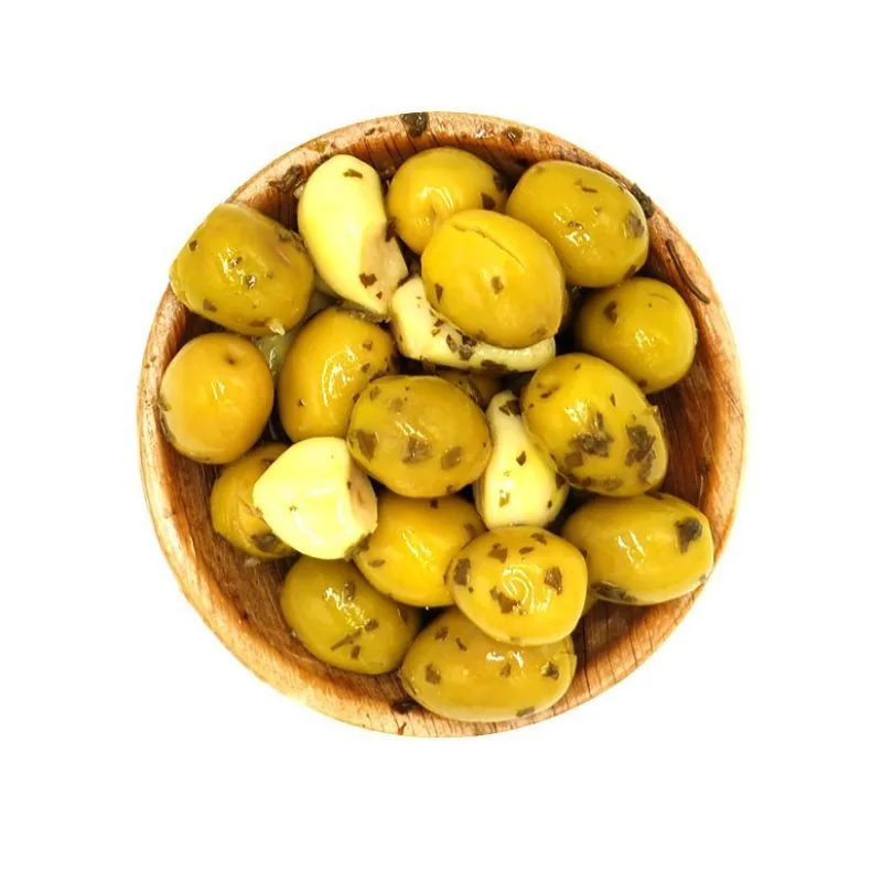 Oliven MEYVA - Geknackte Grüne Knoblauch Petersilie - 10KG