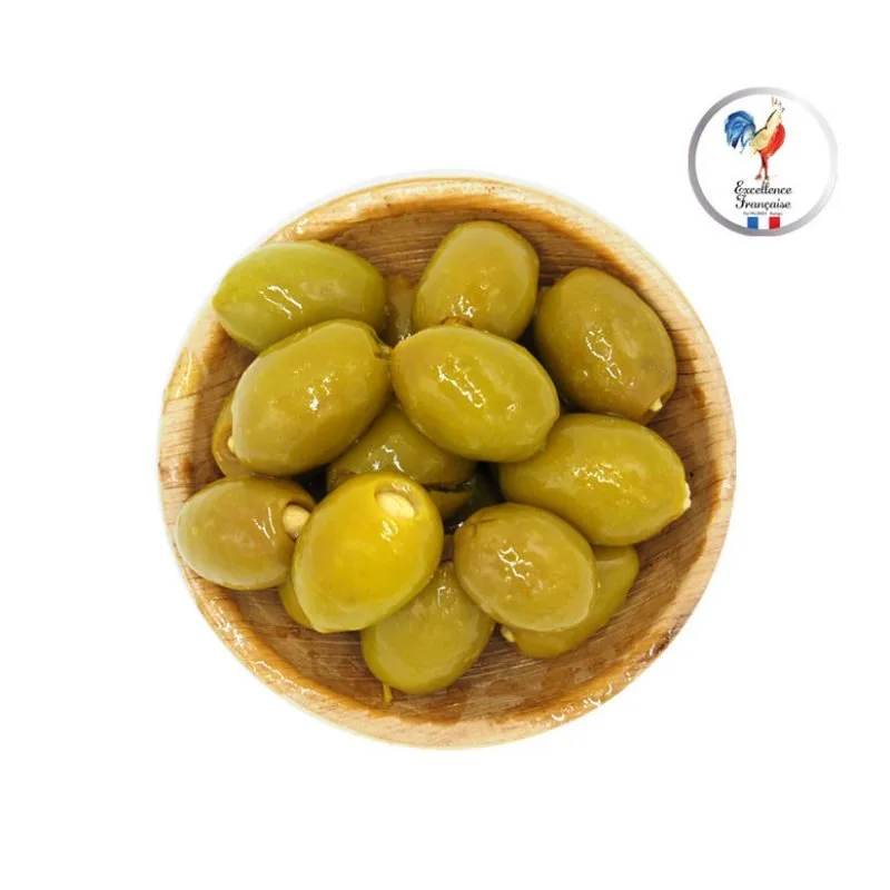 Olives MEYVA - VERTES HALKIDIKI GRECE FARCIES AMANDES 12/14 - 5KG - 4