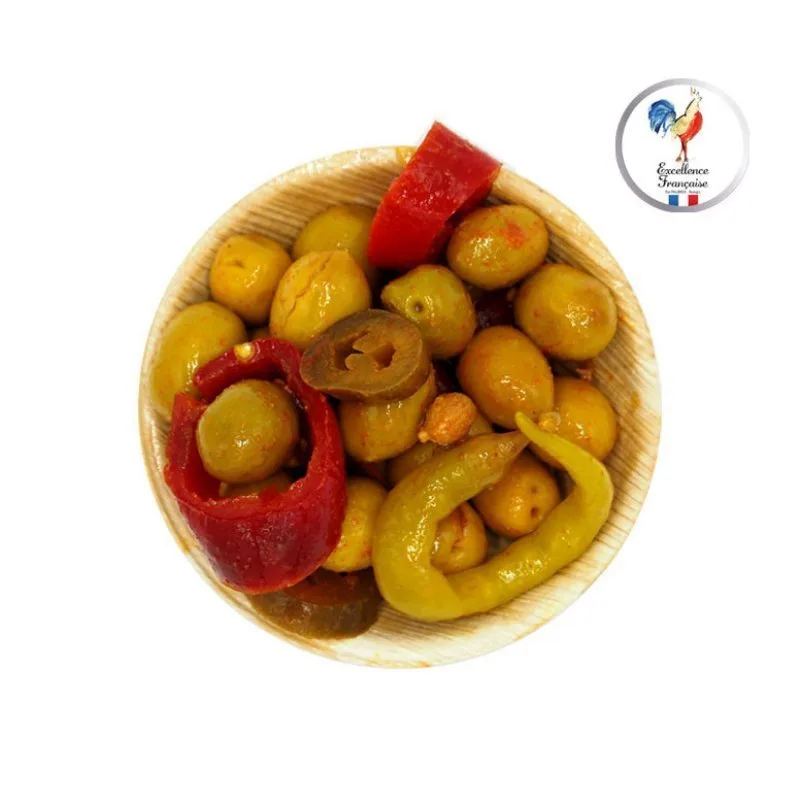 Oliven MEYVA - Grüne Geknackte Scharf - 10KG - 4