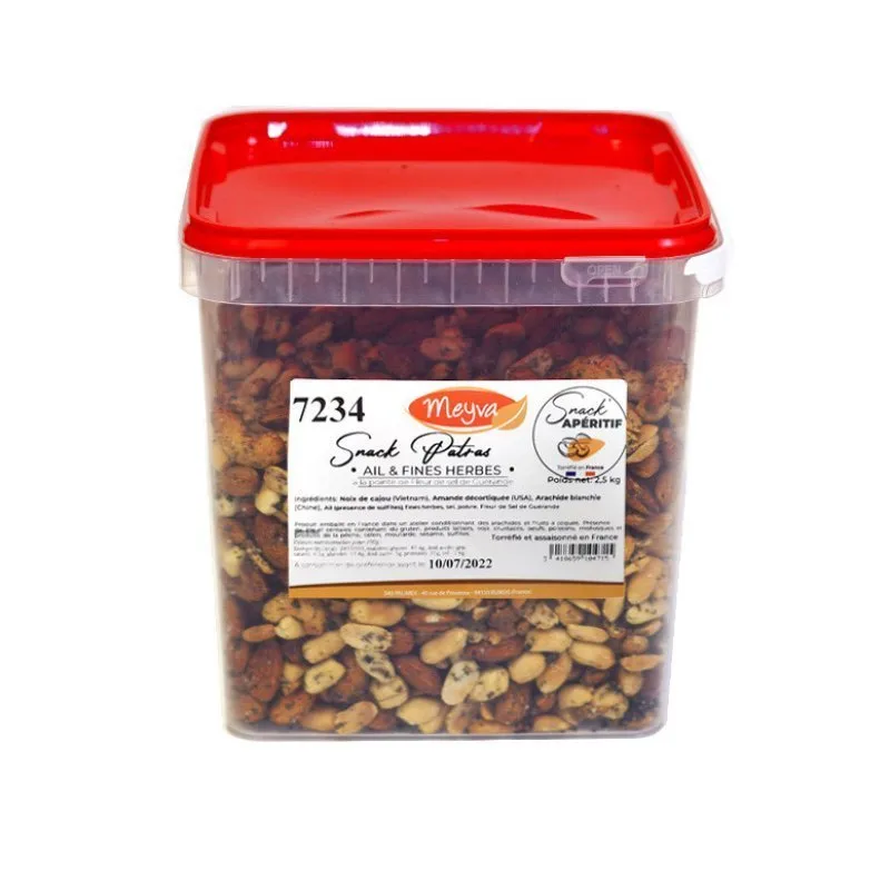 SNACK APERITIF - Snack Patras - Knoblauch & Feine Kräuter - 2.5KG