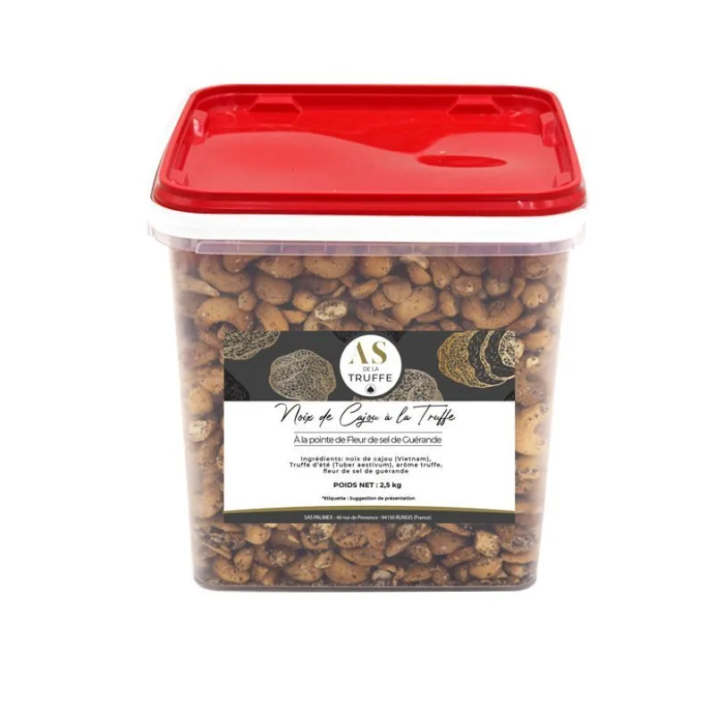 AS DE LA TRUFFE - Noix Cajou W240 - Truffe & Fleur Sel Guérande 2.5KG - 3