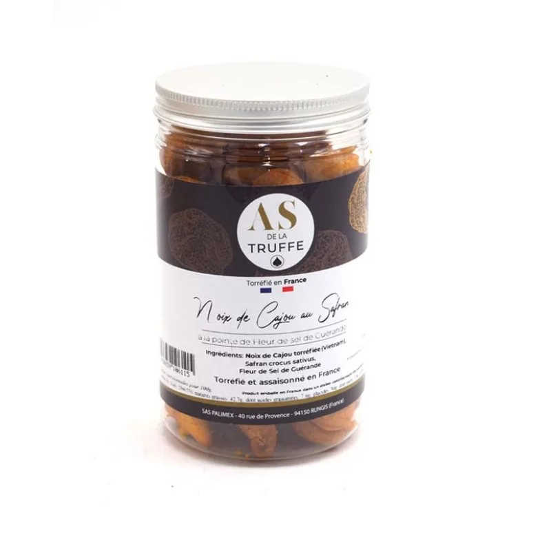 POT LUXE - Noix Cajou W240 - Safran & Fleur Sel Guérande 7X175G - 2