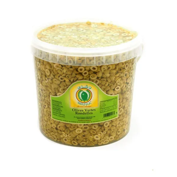 OLIVES SAFAA - VERTE EN RONDELLE 7KG