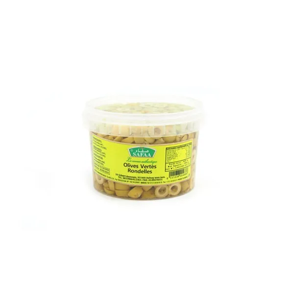 Grüne Oliven in Scheiben - 6x280g