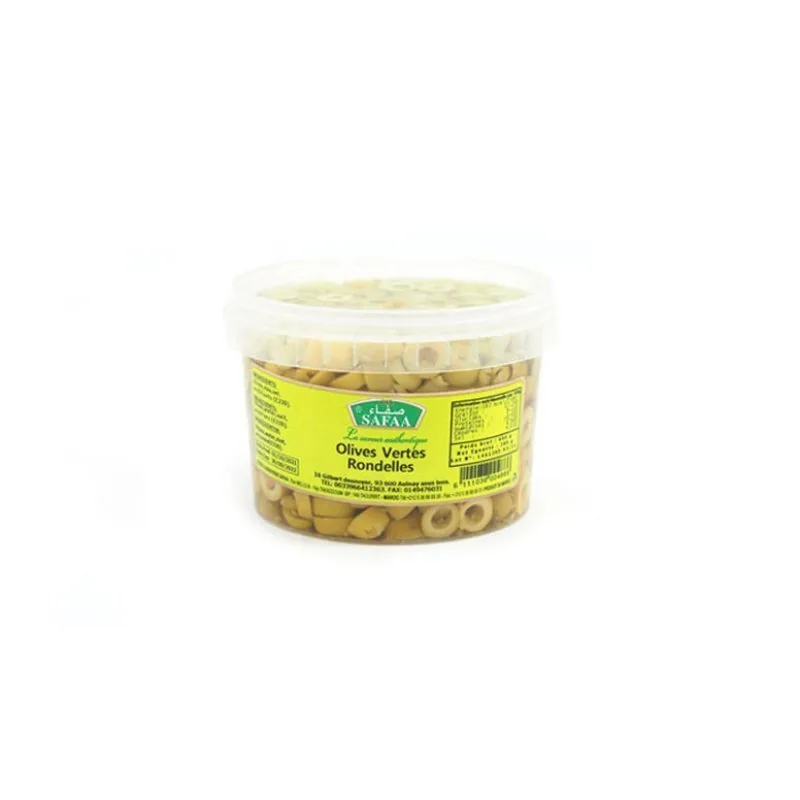 Grüne Oliven in Scheiben - 6x280g