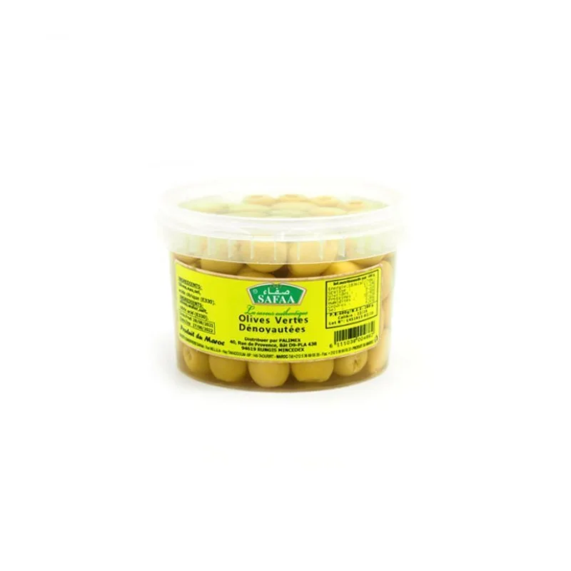 Grüne Entsteinte Oliven - 6X280G
