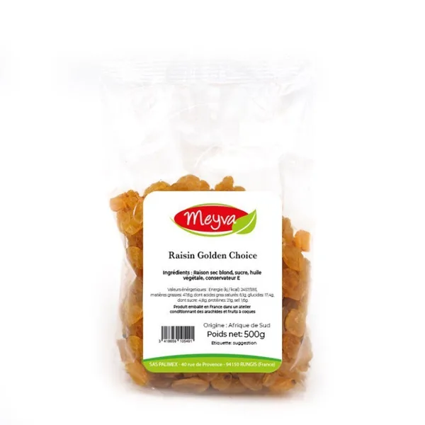 MEYVA - SULTANINEN GOLDEN CHOICE Import 20X500G