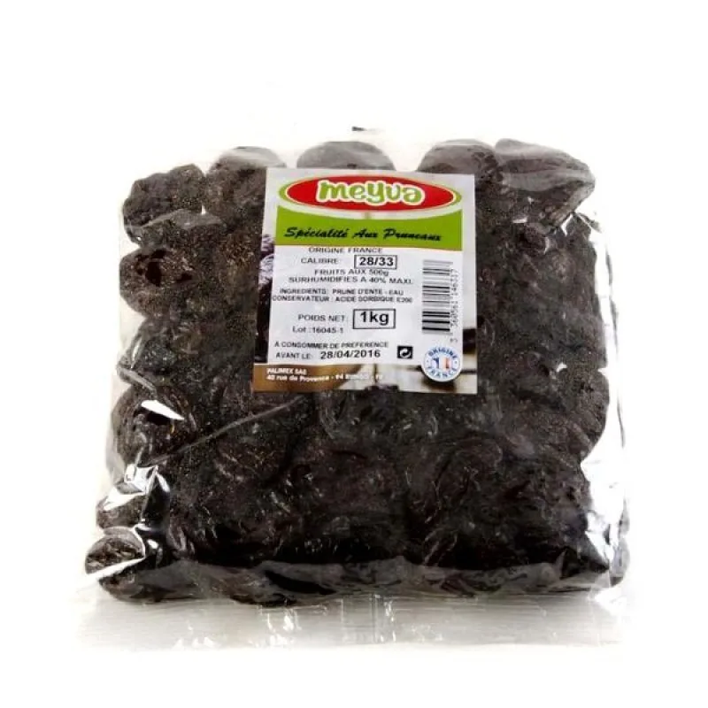 MEYVA Spezialität Backpflaumen 28/33 (hum. 40%) 10X1KG