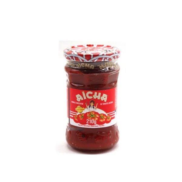 Doppeltes Tomatenmark - Aicha Aus Marokko - Kleines Glas - 12X210G