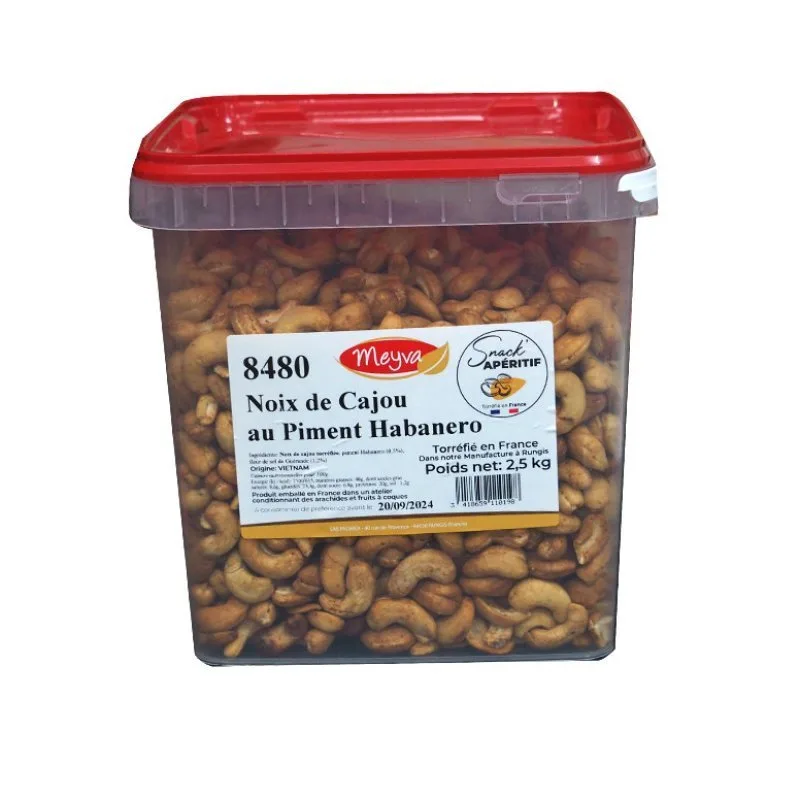 Aperitif Snack - Habanero Chili Cashews - 2.5KG