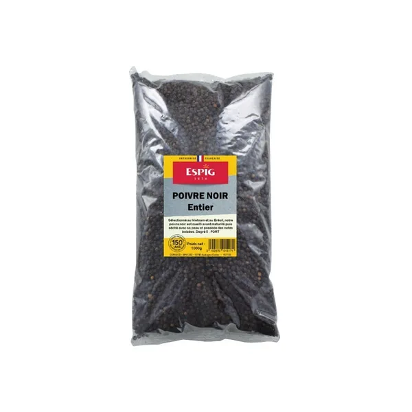 Ganzer schwarzer Pfeffer - 1kg - Espig