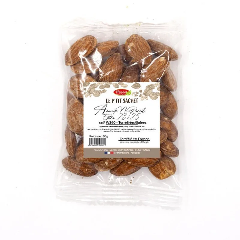 LE PTIT SACHET - Mandel NonPareil EXTRA - Geröstet Guérande-Salz - 20X50G