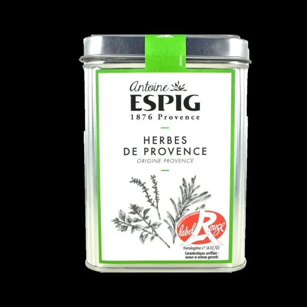 Antoine Espig Iron Box - Herbs de Provence Red Label - 130g