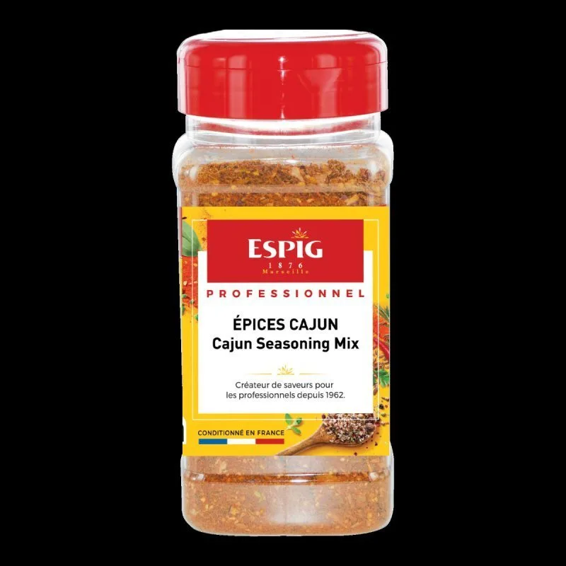 Pot PET 500mL - Epices Cajun - 200g