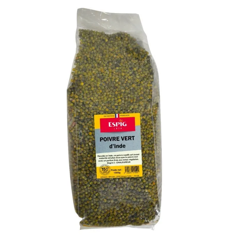 DEHYDRIERTER GRÜNER PFEFFER 1KG - Espig