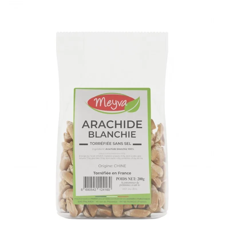 Meyva - Blanchierte Geröstete Erdnuss Ohne Salz - 12x200g - 2