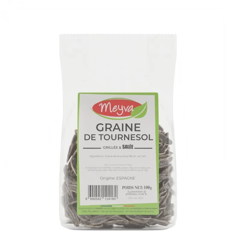 Meyva - Geröstete Gesalzene Sonnenblumenkerne - 12x100g - 2