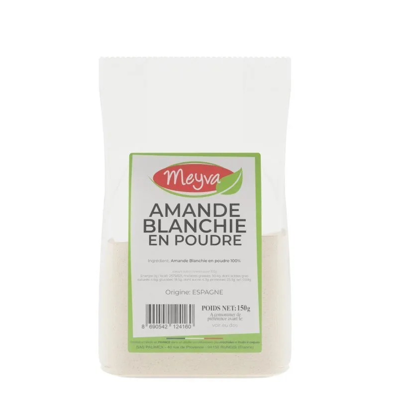 Meyva - Blanchiertes Mandelpulver - 12x150g