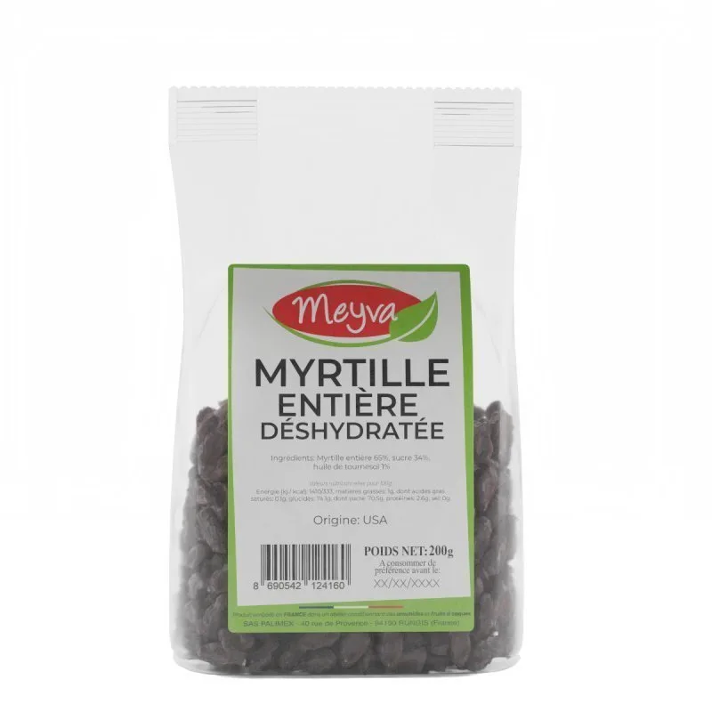Meyva - Ganze Getrocknete Heidelbeere - 12x200g