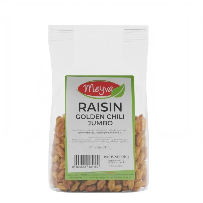 Meyva - Raisin Sec Golden JUMBO - 12x200g