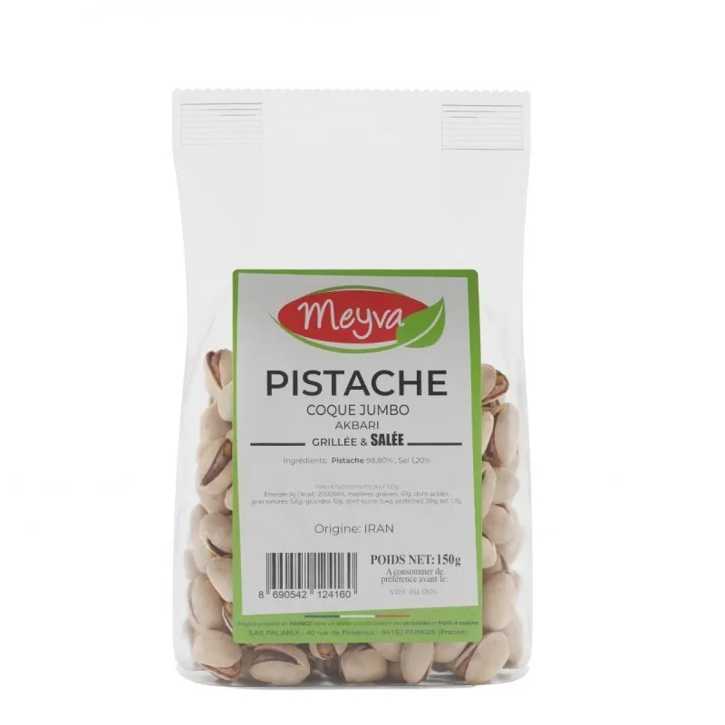 Meyva - Pistazien in der Schale Geröstet/Gesalzen Akbari Jumbo - Iran - 12x150g