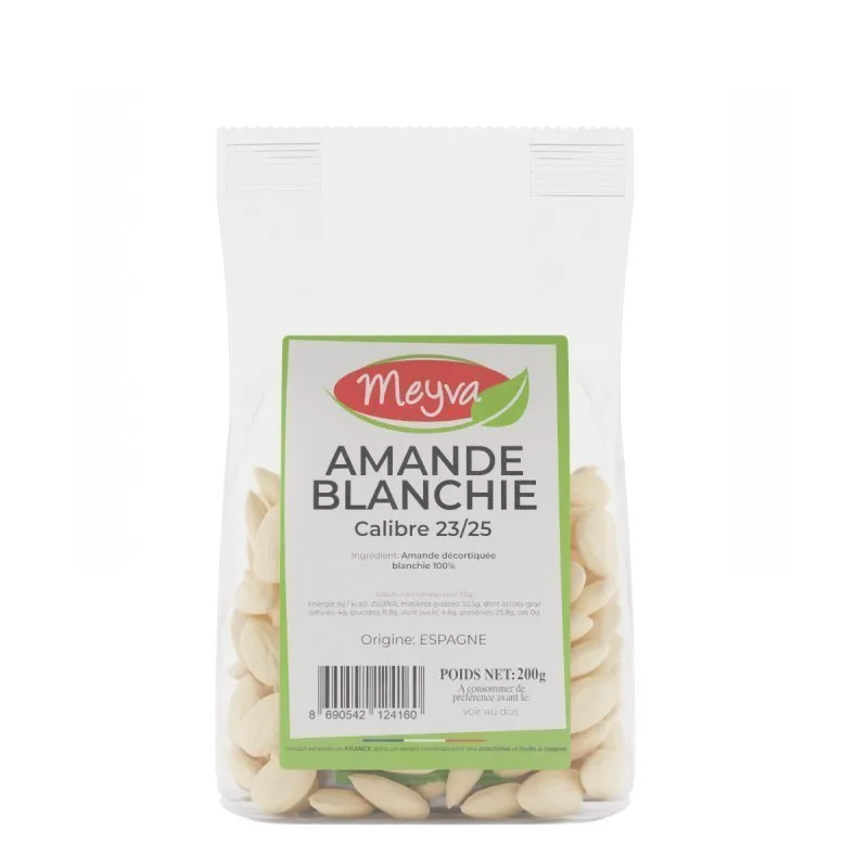 Meyva - Amande Blanchie 23/25 entière - 12x200g