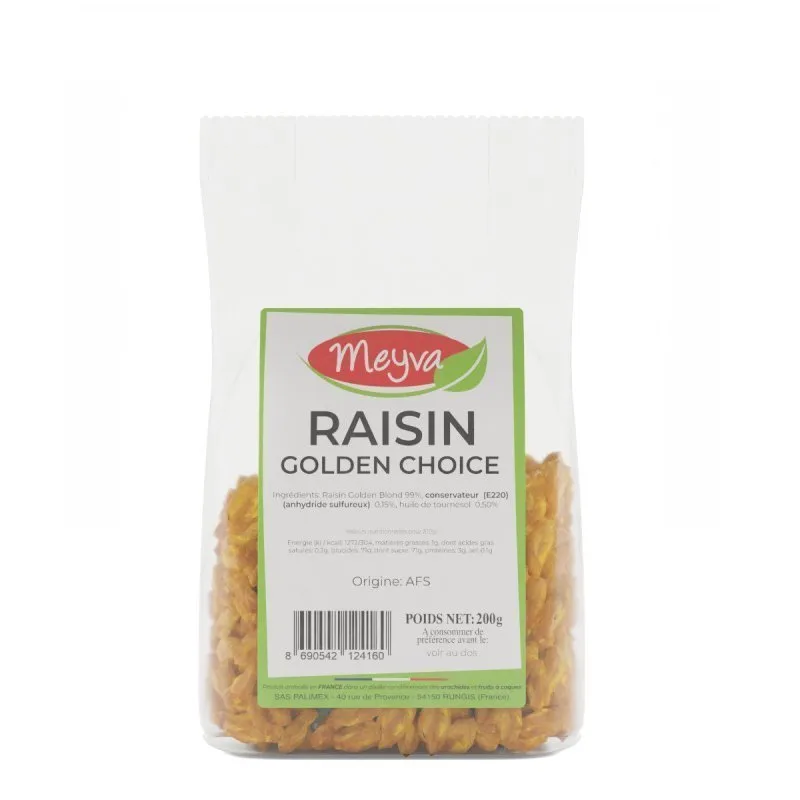 Meyva - Rosinen Golden Choice Import - 12x200g - 2