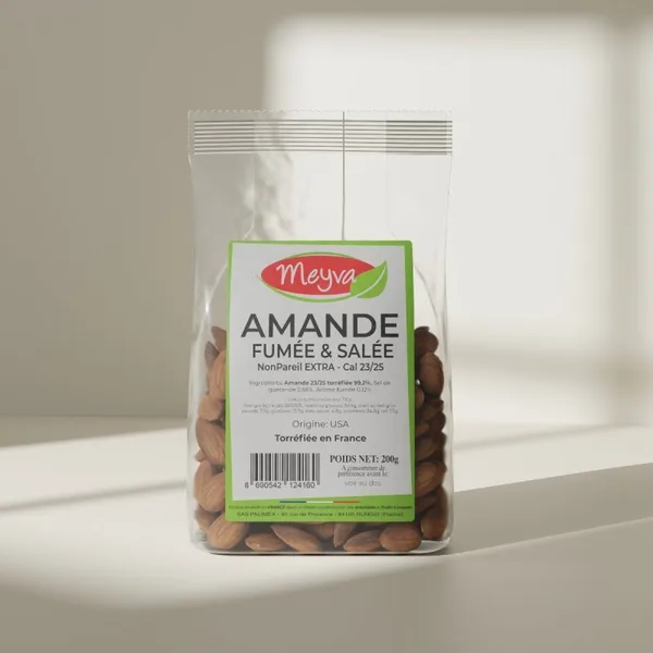 Meyva Pav - Almond NonPareil - Fumee - Cal 23/25 - 12x200g