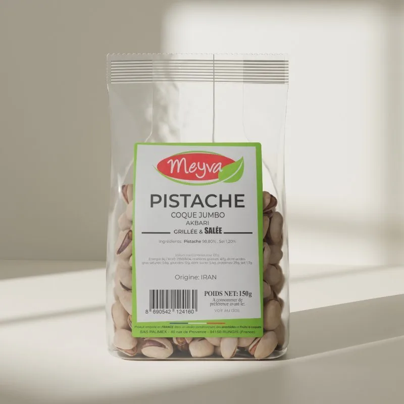 Meyva - Pistazien in der Schale Geröstet/Gesalzen Akbari Jumbo - Iran - 12x150g - 3