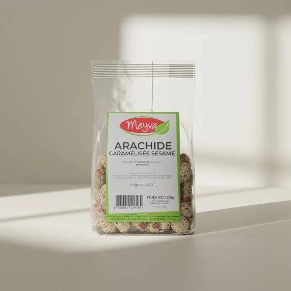 Meyva - Sesam karamellisierter Erdnuss - 12x200g