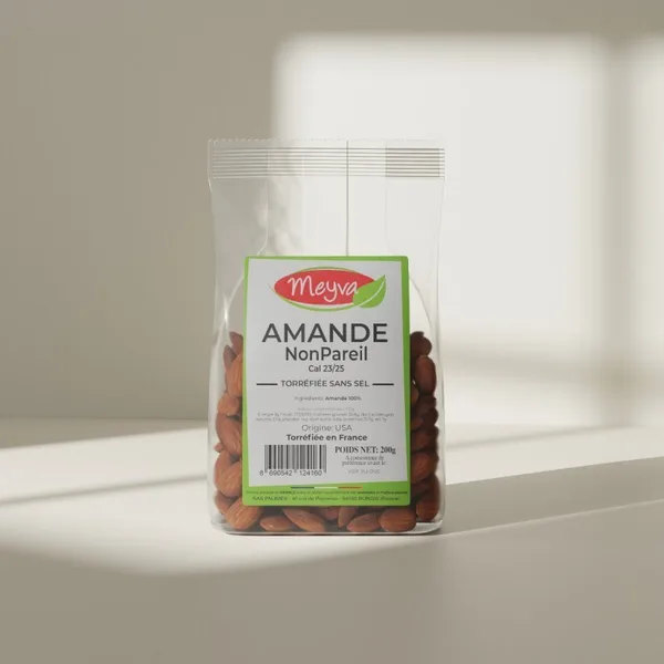 Meyva - Mandel Nonpareil Extra 23/25 - Geröstet Ohne Salz - 12x200g