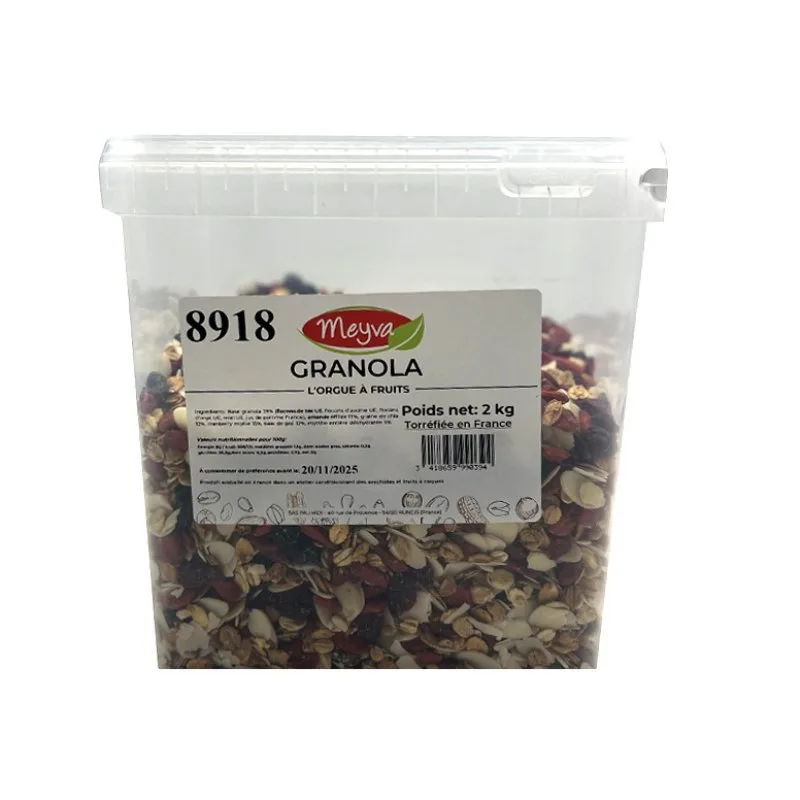 SEAU MEYVA - GRANOLA L'ORGUE A FRUITS - 2KG