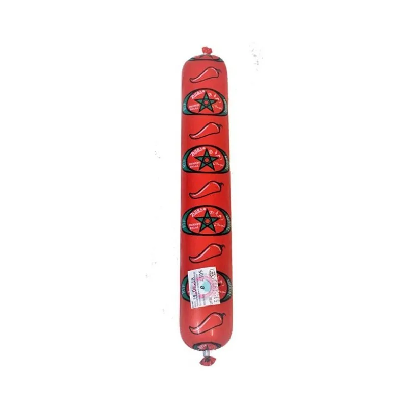 SAUCISSE ZAHRA VOLAILLE BOEUF PIQUANT (VBP) 24x450G
