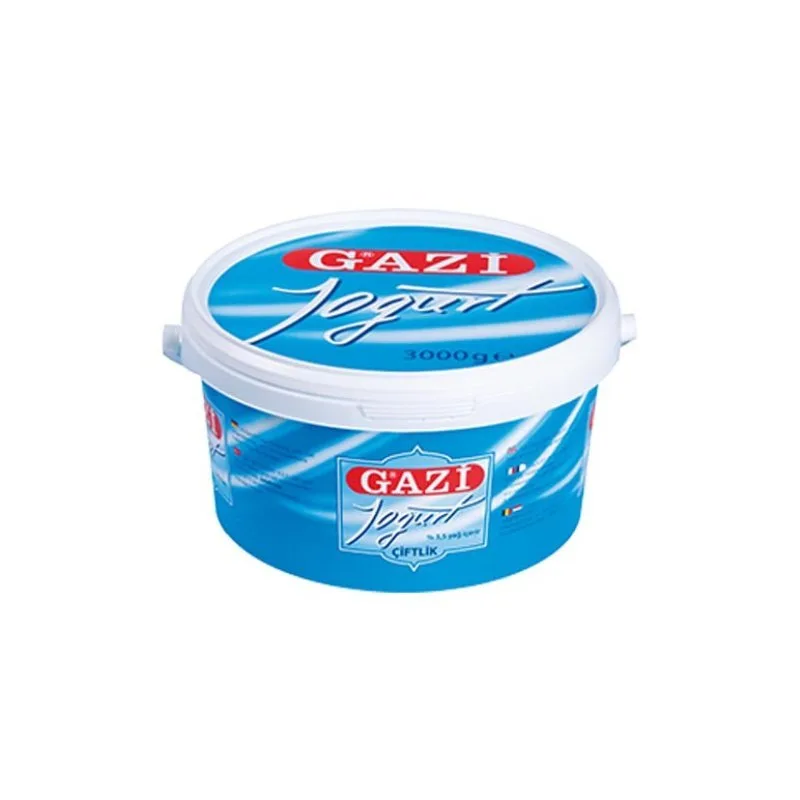 411 - YAOURT GAZI 3.5 % - 3K - Prix par pot de 3kg