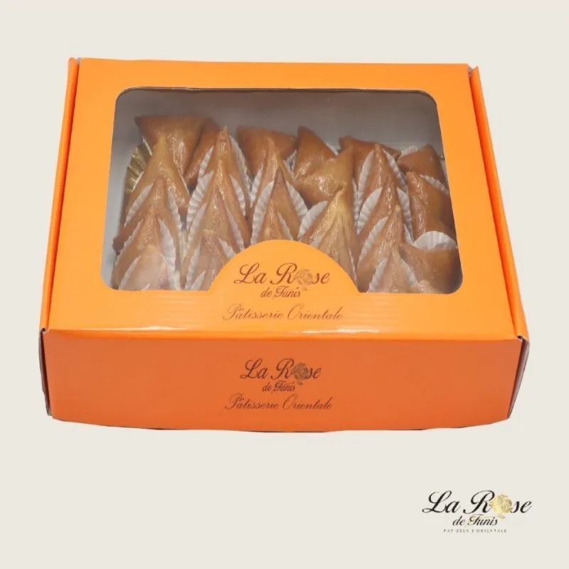 Pâtisserie Rose de Tunis - SAMSA 20 Stück - Preis pro Tablett