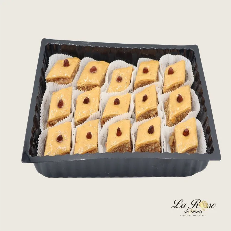 Tunis Pink Pastry - Tunisian Baklawa 20 Rooms - Price per tray