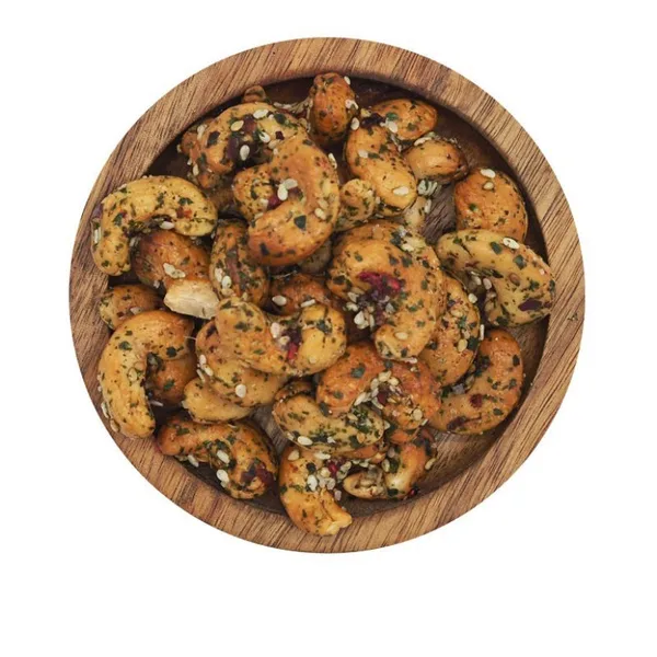 SNACK APERITIF - CASHEW NUTS SEAWEED & SESAME - TOMATO. RASPBERRY - 2.5KG