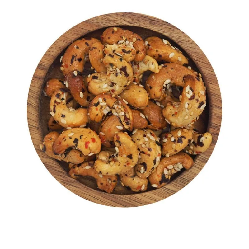 SNACK APERITIF - CASHEW NUTS SEAWEED & SESAME - BELL PEPPER. CHILI - 2.5KG - 3