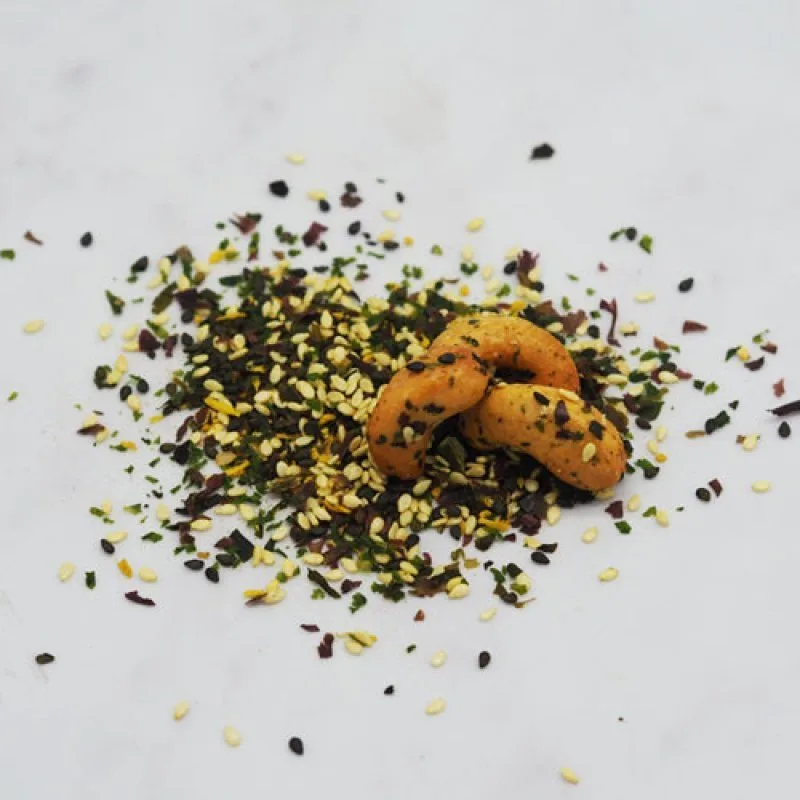 SNACK APERITIF - CASHEW SEAWEED & SESAME - CURRY. COCO - 2.5KG