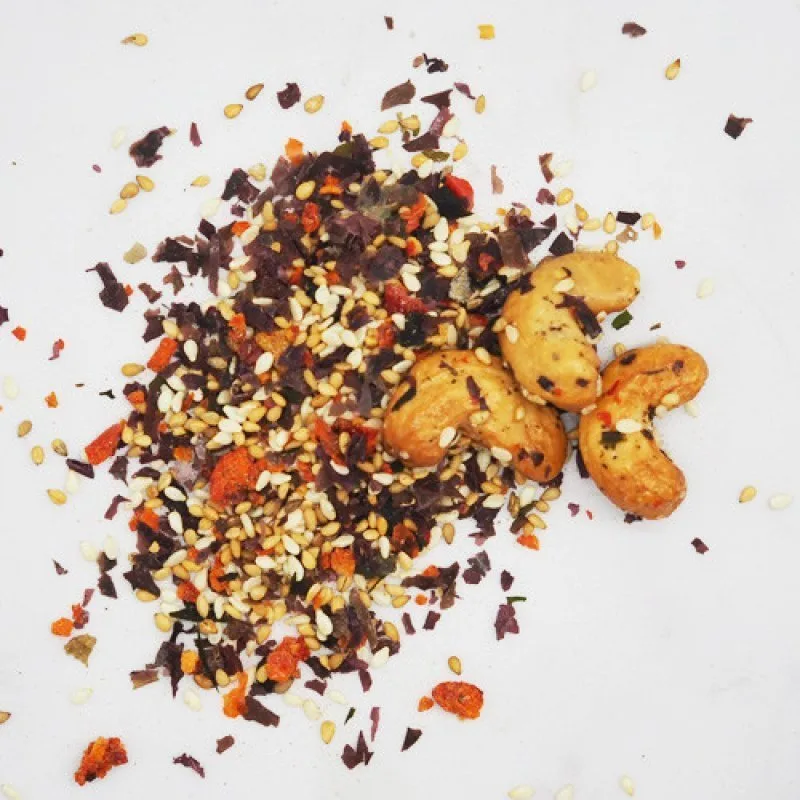 SNACK APERITIF - CASHEWKERNE ALGEN & SESAM - PAPRIKA. CHILI - 2.5KG - 2