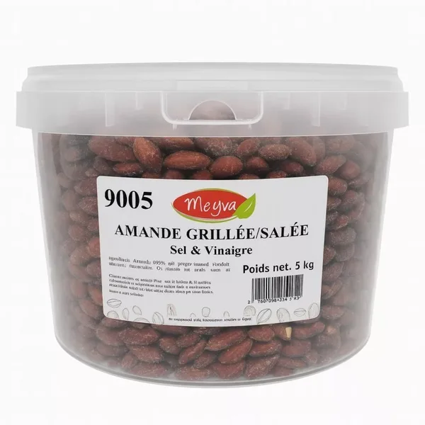 BUCKET MEYVA - ALMOND ROASTED/SALTED - Salt & Vinegar 5KG