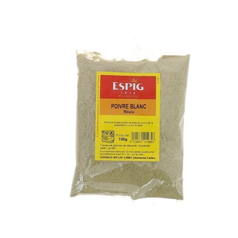 GEMAHLENER WEISSER PFEFFER - Espig - 20x100g