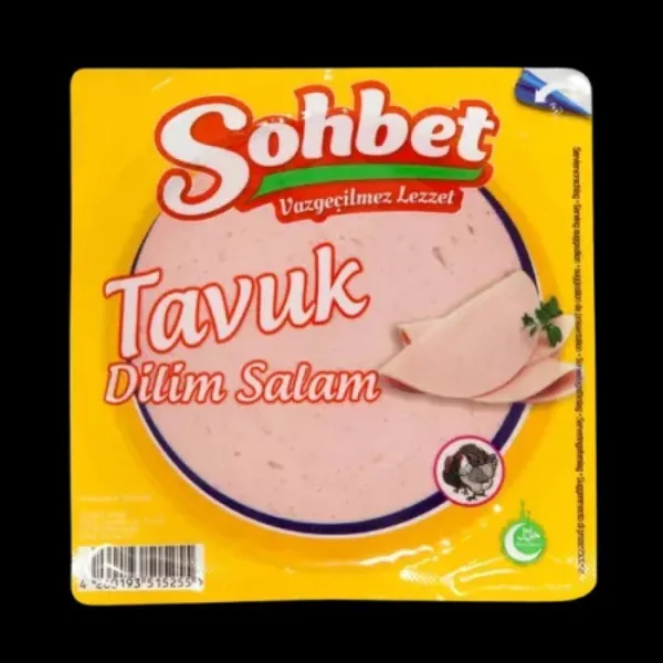 SOHBET - TAVUK DILIM SALAM - Geflügel-Scheiben - 12X200G