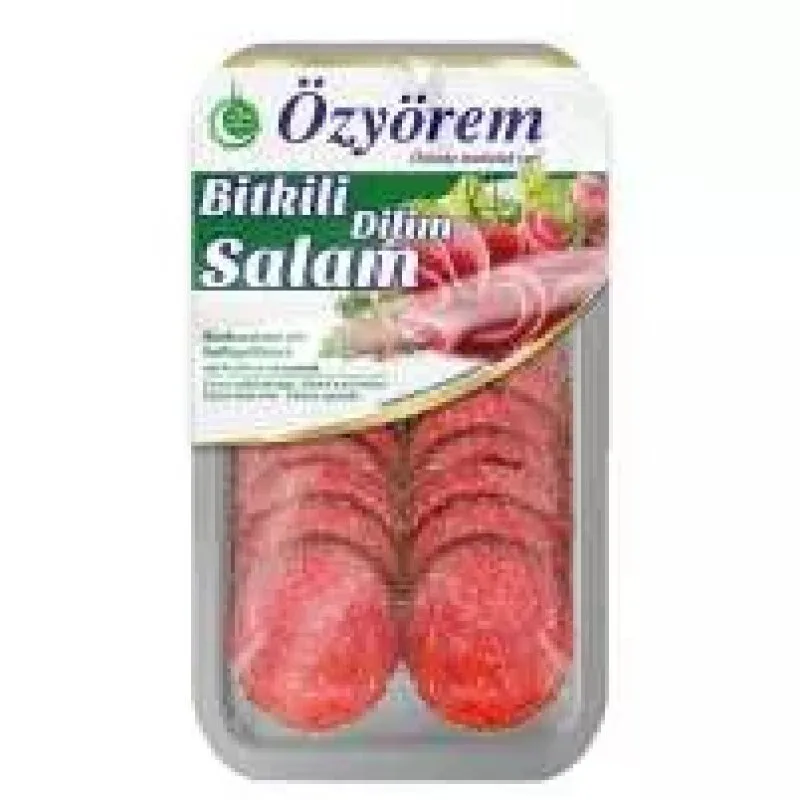 Ozyorem - Biberli Dilim Salam - Salami Tranche pepper - 12x80g