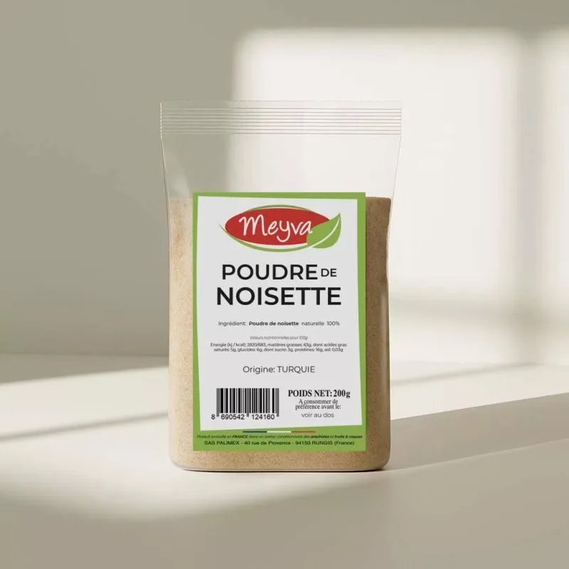 MEYVA PAV - Natürliches Haselnusspulver - 12x200g